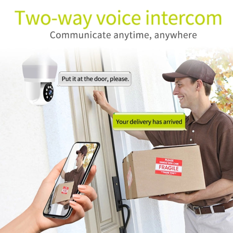 DP43 Bulb-type Motion Tracking Night Vision Smart Camera Supports Voice Intercom, DP43 DP43 Bulb-type Motion Tracking Night Vision Smart Camera Supports Voice Intercom, DP43